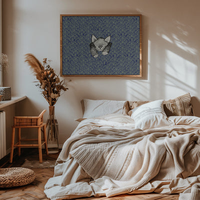 Kitty - Stretched Canvas, Poster or Fine Art Print I Heart Wall Art