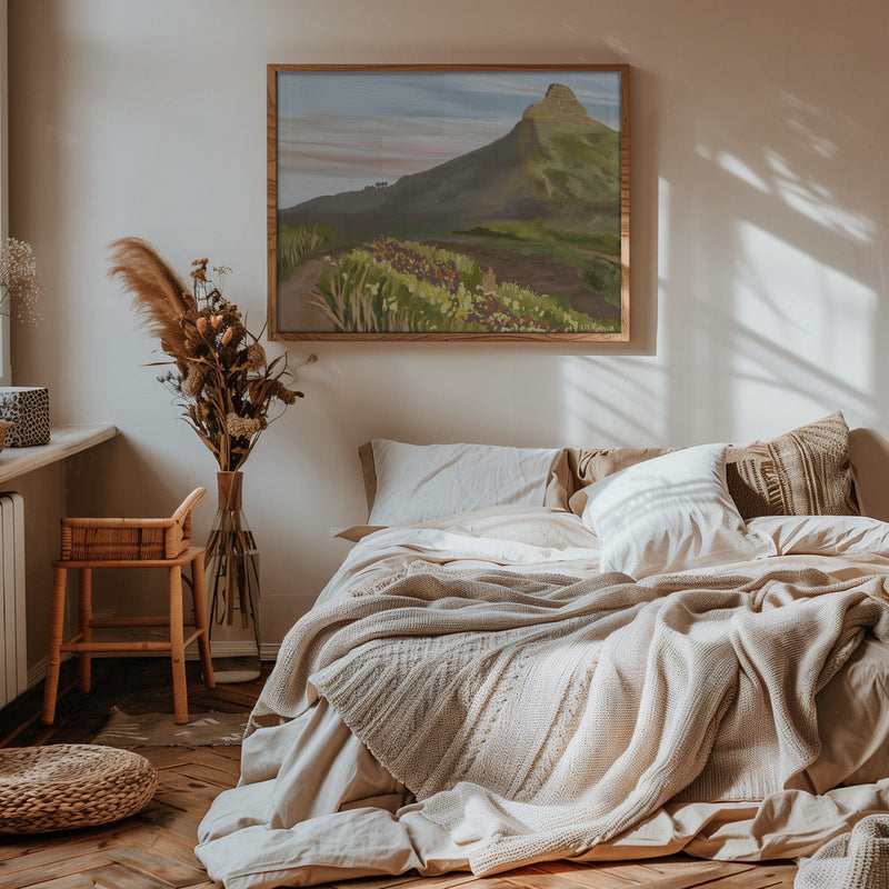 Lions head, Cape Town, South Africa - Stretched Canvas, Poster or Fine Art Print I Heart Wall Art