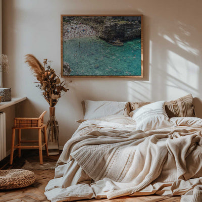 Another day at the Beach in Italy - Stretched Canvas, Poster or Fine Art Print