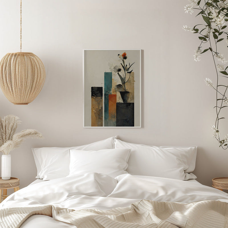 Geometric Stillife - Stretched Canvas, Poster or Fine Art Print I Heart Wall Art