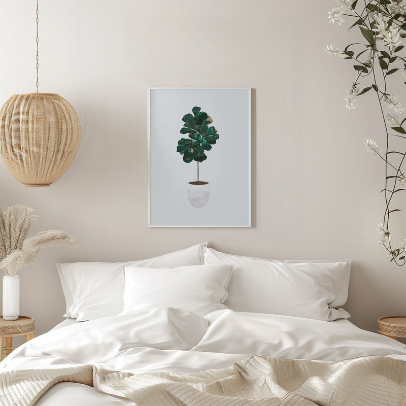 Fiddle leaf fig - Stretched Canvas, Poster or Fine Art Print I Heart Wall Art
