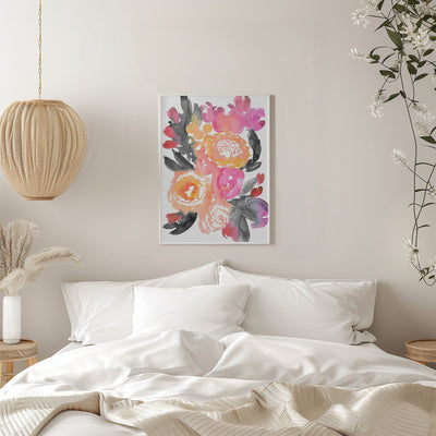 Olympe florals II - Stretched Canvas, Poster or Fine Art Print I Heart Wall Art