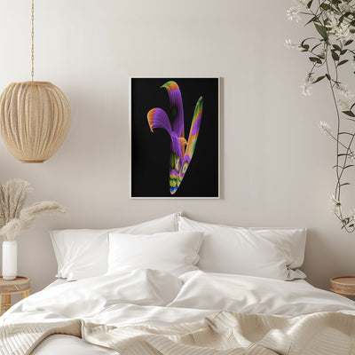 Digital Flower - Stretched Canvas, Poster or Fine Art Print I Heart Wall Art