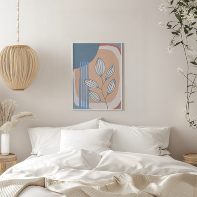 Botanical Plants and Sun - Stretched Canvas, Poster or Fine Art Print I Heart Wall Art