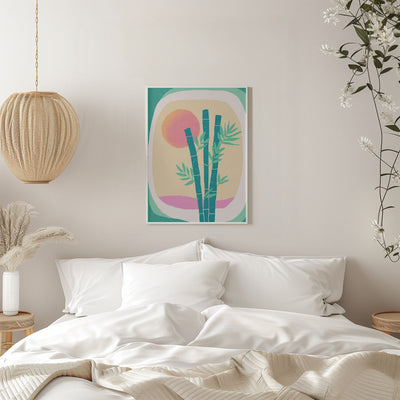Bamboo in the Desert - Stretched Canvas, Poster or Fine Art Print I Heart Wall Art