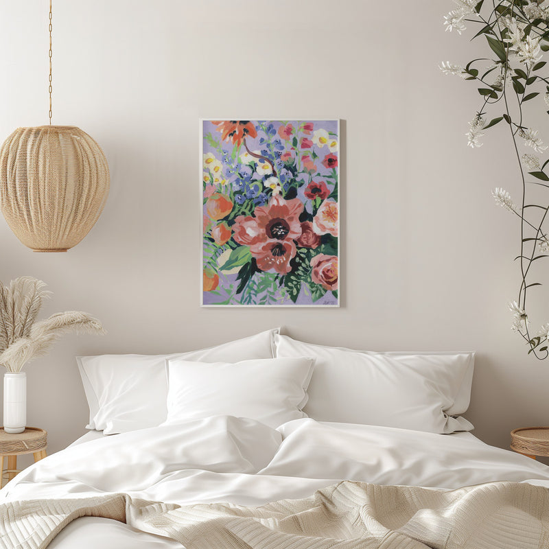 Tropical Bouqet - Stretched Canvas, Poster or Fine Art Print I Heart Wall Art