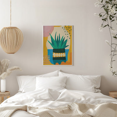 The Orange Day - Stretched Canvas, Poster or Fine Art Print I Heart Wall Art