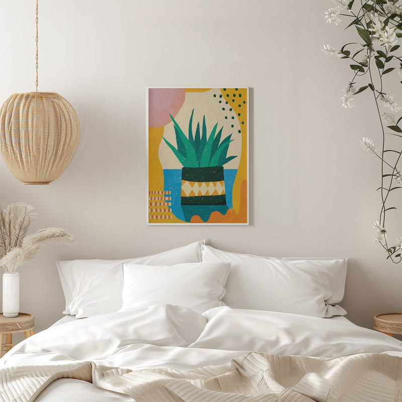 The Orange Day - Stretched Canvas, Poster or Fine Art Print I Heart Wall Art