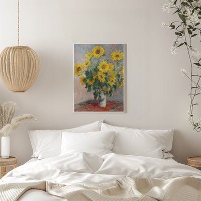 Bouquet Of Sunflowers - Stretched Canvas, Poster or Fine Art Print I Heart Wall Art