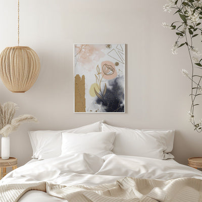 Poinsetta - Stretched Canvas, Poster or Fine Art Print I Heart Wall Art