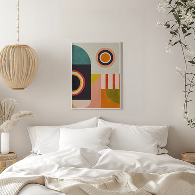 Playing Around Shapes 2 - Stretched Canvas, Poster or Fine Art Print I Heart Wall Art