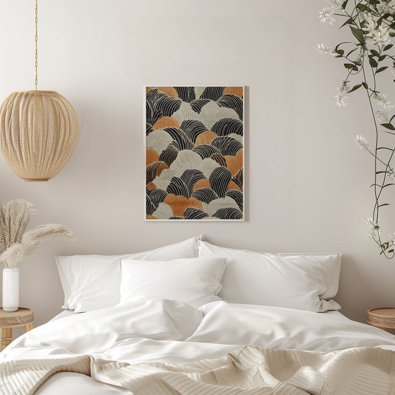 Shell Mountains - Stretched Canvas, Poster or Fine Art Print I Heart Wall Art