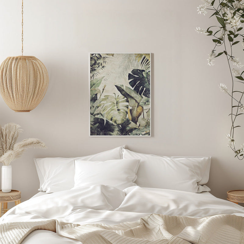 I Jungle01x a 50x70xb - Stretched Canvas, Poster or Fine Art Print I Heart Wall Art