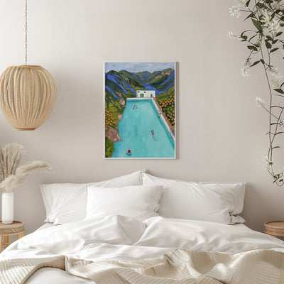 Hotsprings - Stretched Canvas, Poster or Fine Art Print I Heart Wall Art