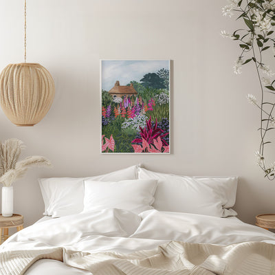 Lush Garden - Stretched Canvas, Poster or Fine Art Print I Heart Wall Art