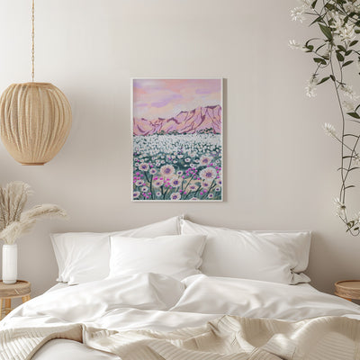 Pink Desert - Stretched Canvas, Poster or Fine Art Print I Heart Wall Art