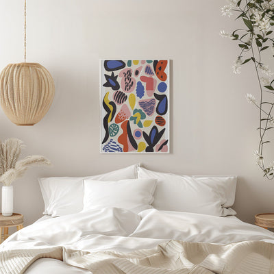 Summer Collection No 5 - Stretched Canvas, Poster or Fine Art Print I Heart Wall Art