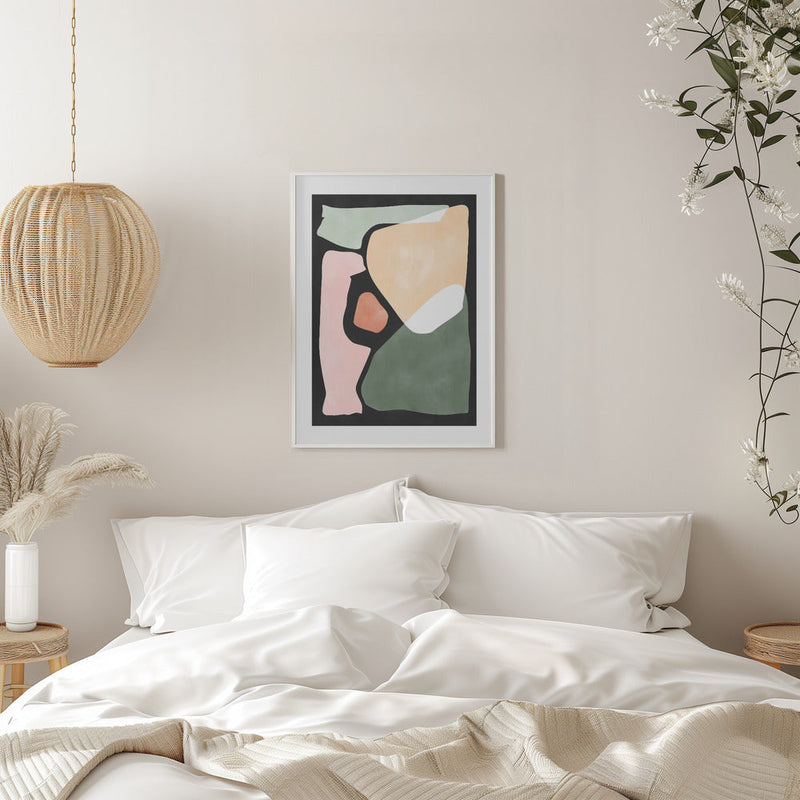 Shapes Harmony - Stretched Canvas, Poster or Fine Art Print I Heart Wall Art