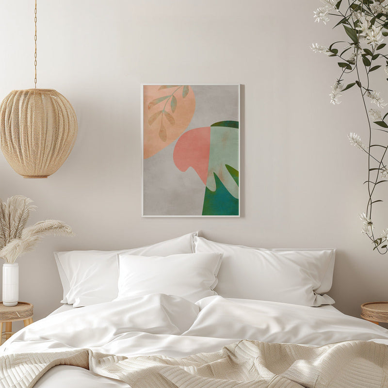 Cut out leaves - Stretched Canvas, Poster or Fine Art Print I Heart Wall Art