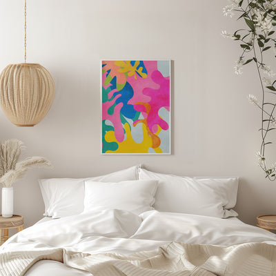 Matisse inspired cut out - Stretched Canvas, Poster or Fine Art Print I Heart Wall Art