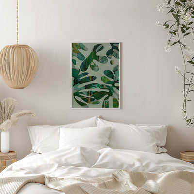 Leaves More 10 Kopie - Stretched Canvas, Poster or Fine Art Print I Heart Wall Art