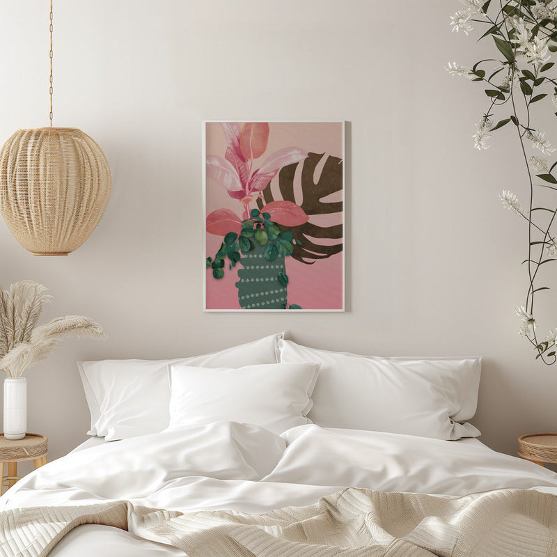 Leaves More 6 Kopie - Stretched Canvas, Poster or Fine Art Print I Heart Wall Art