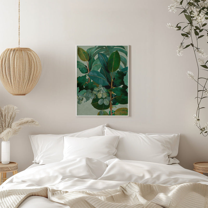 Leaves More 9 Kopie - Stretched Canvas, Poster or Fine Art Print I Heart Wall Art