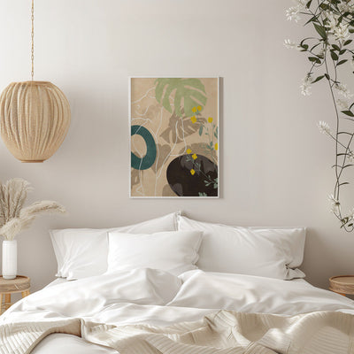 Leaves Nude 24. Januar 2021 13 Kopie - Stretched Canvas, Poster or Fine Art Print I Heart Wall Art