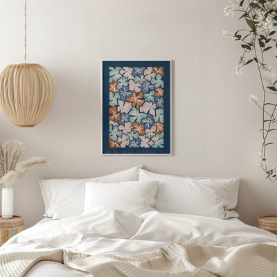 Floral Harmony - Stretched Canvas, Poster or Fine Art Print I Heart Wall Art