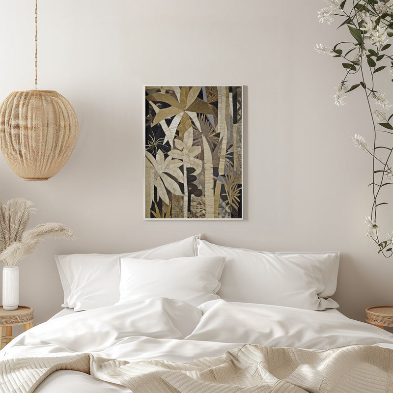 Bamboo Jungle - Stretched Canvas, Poster or Fine Art Print I Heart Wall Art