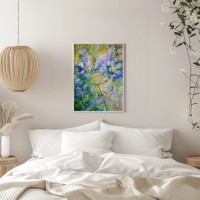 Vivid Colors And Delicate petals - Stretched Canvas, Poster or Fine Art Print I Heart Wall Art
