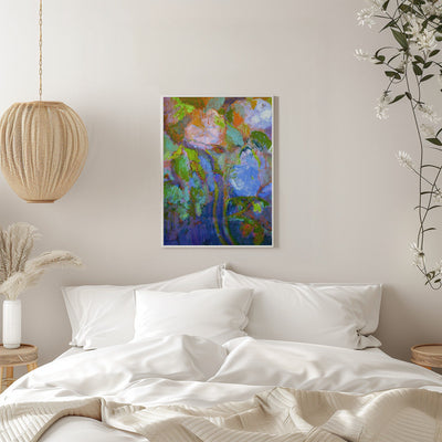 Floral Dreamscape - Stretched Canvas, Poster or Fine Art Print I Heart Wall Art