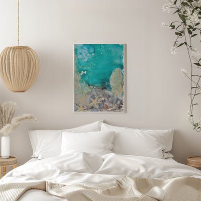 Turquoise Waters No2 - Stretched Canvas, Poster or Fine Art Print I Heart Wall Art