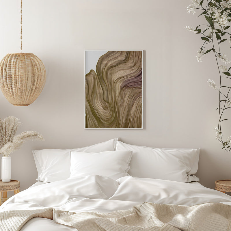 Nature line IV - Stretched Canvas, Poster or Fine Art Print I Heart Wall Art
