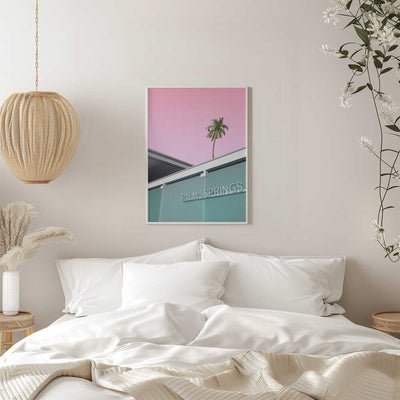 Welcome to Palm Springs - Stretched Canvas, Poster or Fine Art Print I Heart Wall Art
