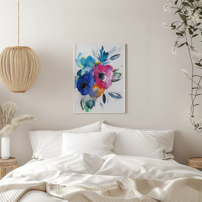 Floralno9 - Stretched Canvas, Poster or Fine Art Print I Heart Wall Art
