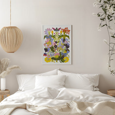 9933x14043 Din Sleeping 143 Abstract Autumn Floral.png - Stretched Canvas, Poster or Fine Art Print I Heart Wall Art