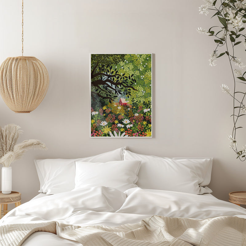9933x14043 Din 48 My Dream House - Stretched Canvas, Poster or Fine Art Print I Heart Wall Art