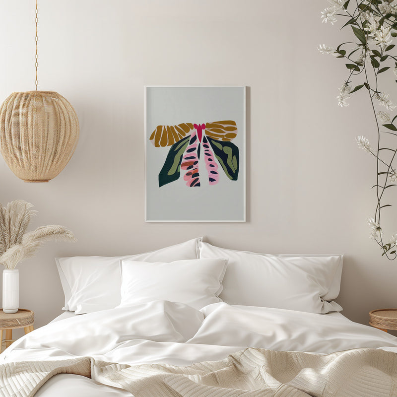 9933x14043 Din 140 Abstract Butterfly.png - Stretched Canvas, Poster or Fine Art Print I Heart Wall Art