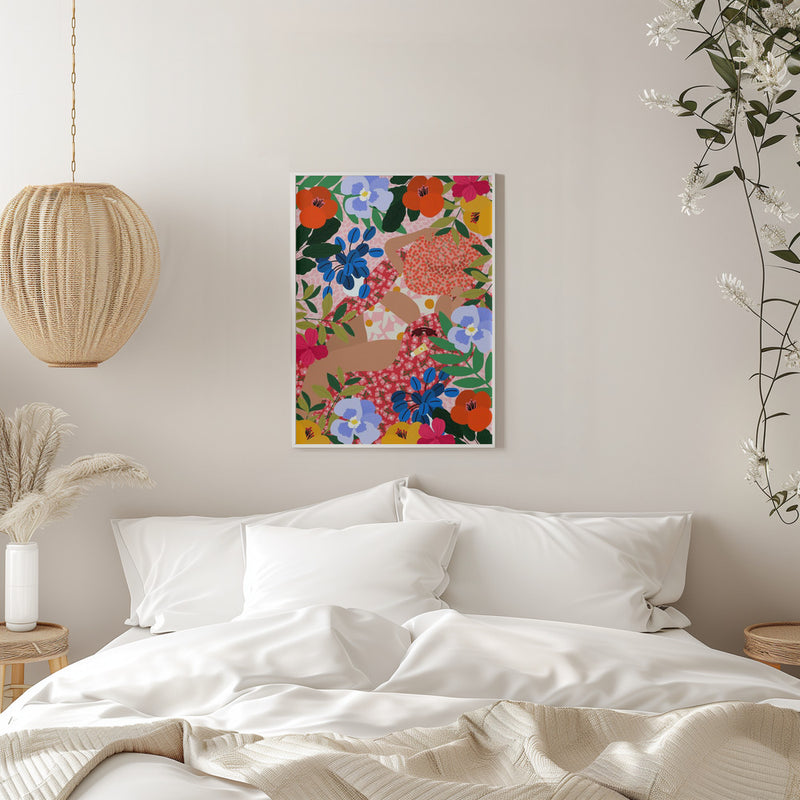 9933x14043 Din 82 Sleeping Under the Sun - Stretched Canvas, Poster or Fine Art Print I Heart Wall Art