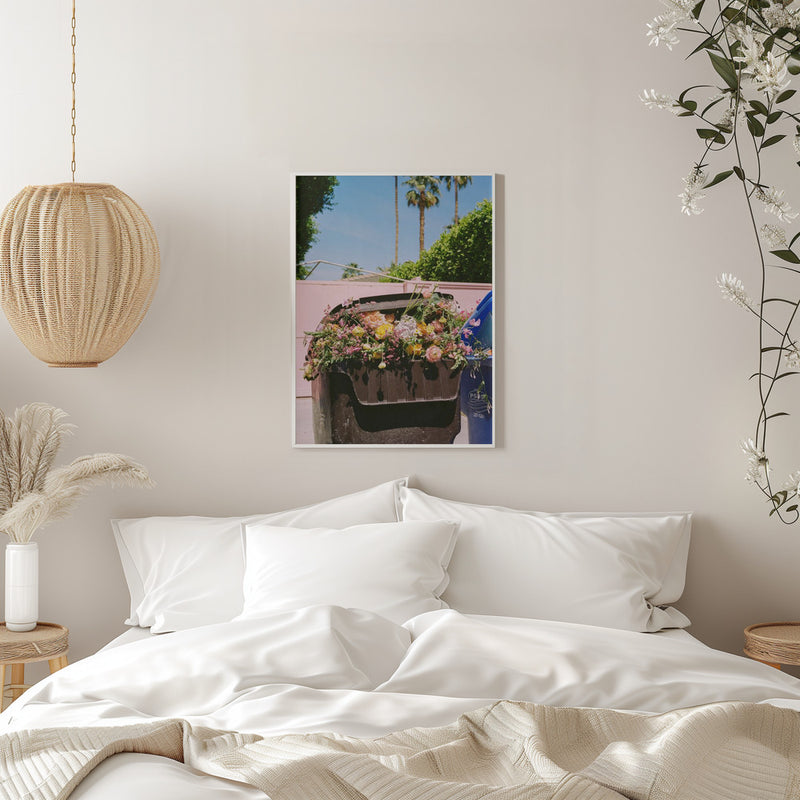 Palm Springs Curb - Stretched Canvas, Poster or Fine Art Print I Heart Wall Art