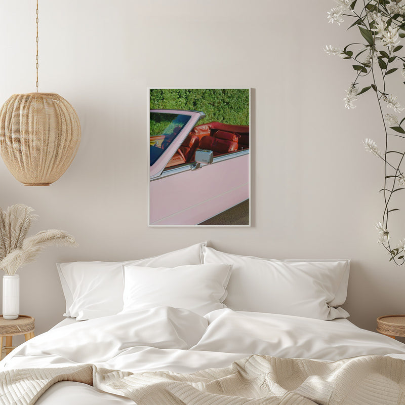 Pink Cadillac - Stretched Canvas, Poster or Fine Art Print I Heart Wall Art