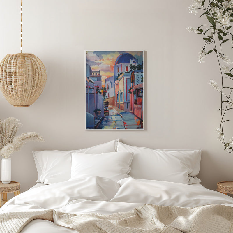 Greek Church - Stretched Canvas, Poster or Fine Art Print I Heart Wall Art