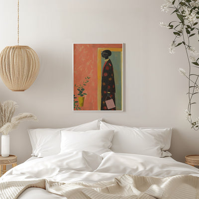 Portrait of a Woman - Stretched Canvas, Poster or Fine Art Print I Heart Wall Art