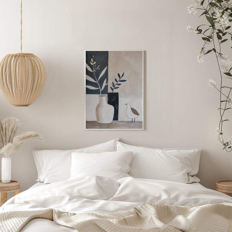 Neutral Scene - Stretched Canvas, Poster or Fine Art Print I Heart Wall Art
