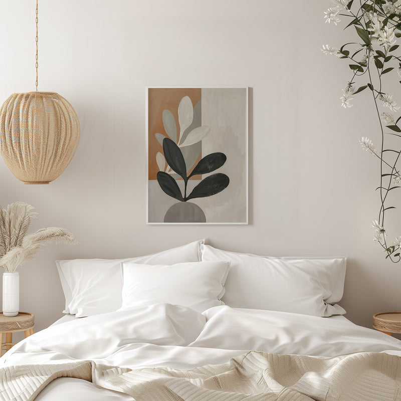 Neutral Elegance - Stretched Canvas, Poster or Fine Art Print I Heart Wall Art
