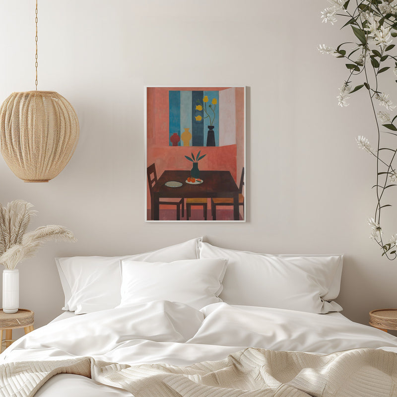 The Restaurant - Stretched Canvas, Poster or Fine Art Print I Heart Wall Art