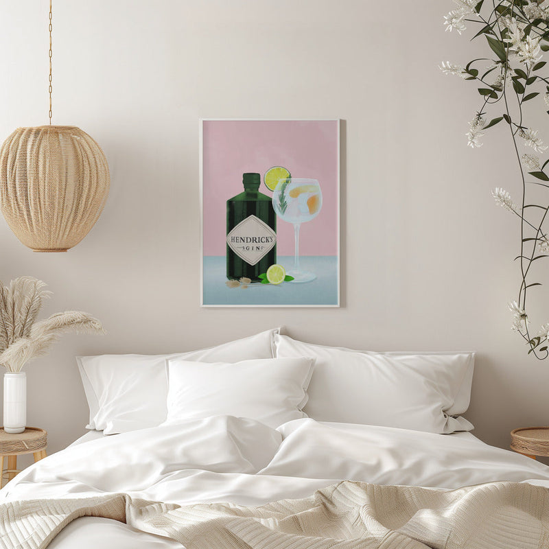 Gin Tonic - Stretched Canvas, Poster or Fine Art Print I Heart Wall Art