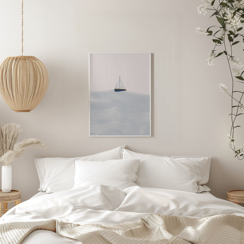 Sailing Boat - Stretched Canvas, Poster or Fine Art Print I Heart Wall Art
