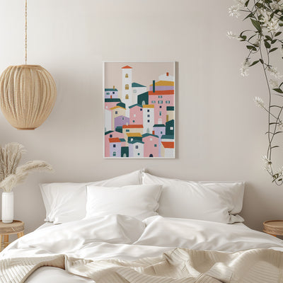 Town - Stretched Canvas, Poster or Fine Art Print I Heart Wall Art